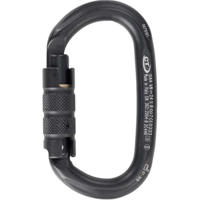 Karabinek Climbing Technology PILLAR TG - black